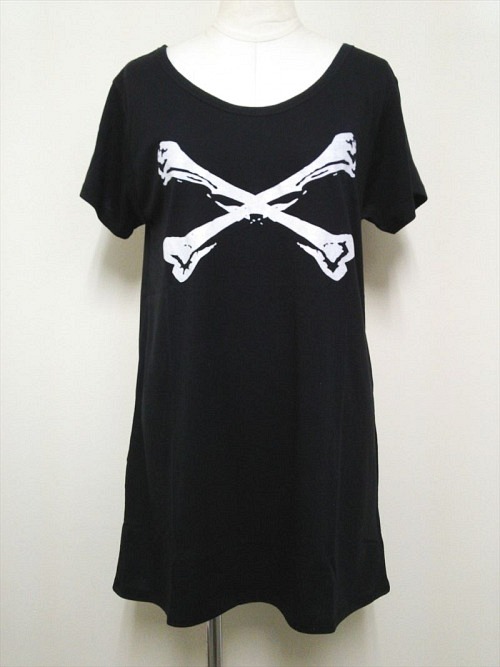 Cross Bone Long T-Shirt / SUPER LOVERS