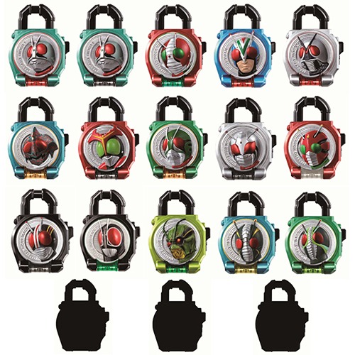 Kamen Rider Gaim Sound lock seed capsule series lock seed Showa rider legend set / 