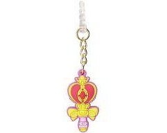 Sailor Moon Charm Character Pin (Ear Headphones Jack Accessory) SLM-14B Spiral Heart Moon Rod / 
