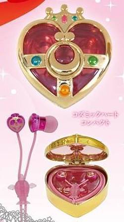 Sailor Moon Compact Case Ear Headphones SLM-21A Cosmic Heart Compact / 