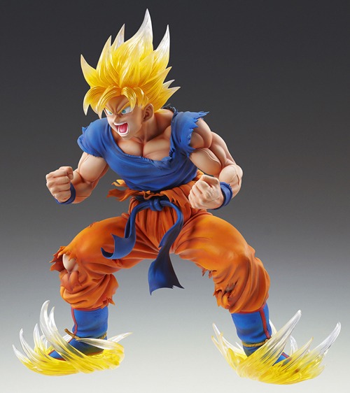 Super Figure Art Collection "Dragon Ball Kai Super Saiyan Son Goku Ver.2" (Clear Hair Ver.) / 