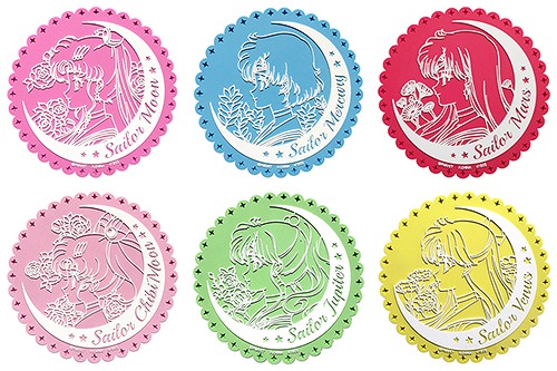 Pretty Guardian (Bishojo Senshi) Sailor Moon Crystal Rubber Coaster Box / 