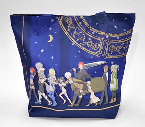 Is It Wrong to Try to Pick Up Girls in a Dungeon? Main Characters Starry Sky ver. Water Repellent Finish Shoulder Tote Bag / 