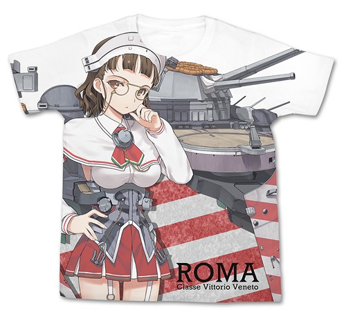 Kantai Collection -Kan Colle- Rome Full Graphic T-shirt / 