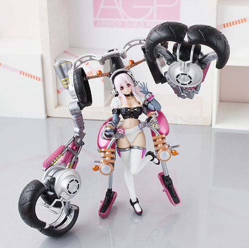 Armor Girls Project Super Sonico w/ Super Bike Robot 10th Anniversary Ver. / 
