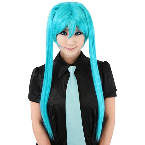 Twin Tail Wig Long Green / Cosplay/Party Goods